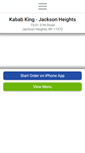 Mobile Screenshot of kababkingjacksonheights.com
